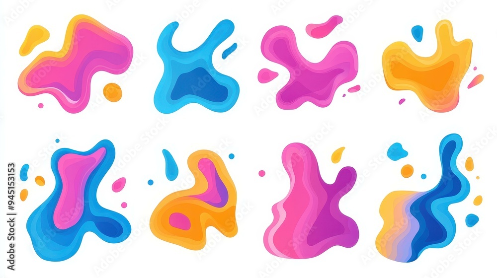 Explore vibrant abstract shapes and fluid dynamics with modern graphic elements that enhance visual appeal. Explore vibrant abstract shapes and fluid dynamics with modern graphic elements that enhance visual appeal.