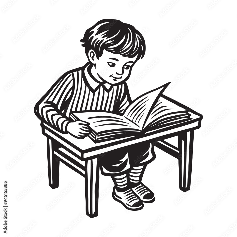 Educational study concept illustration Educational study concept illustration