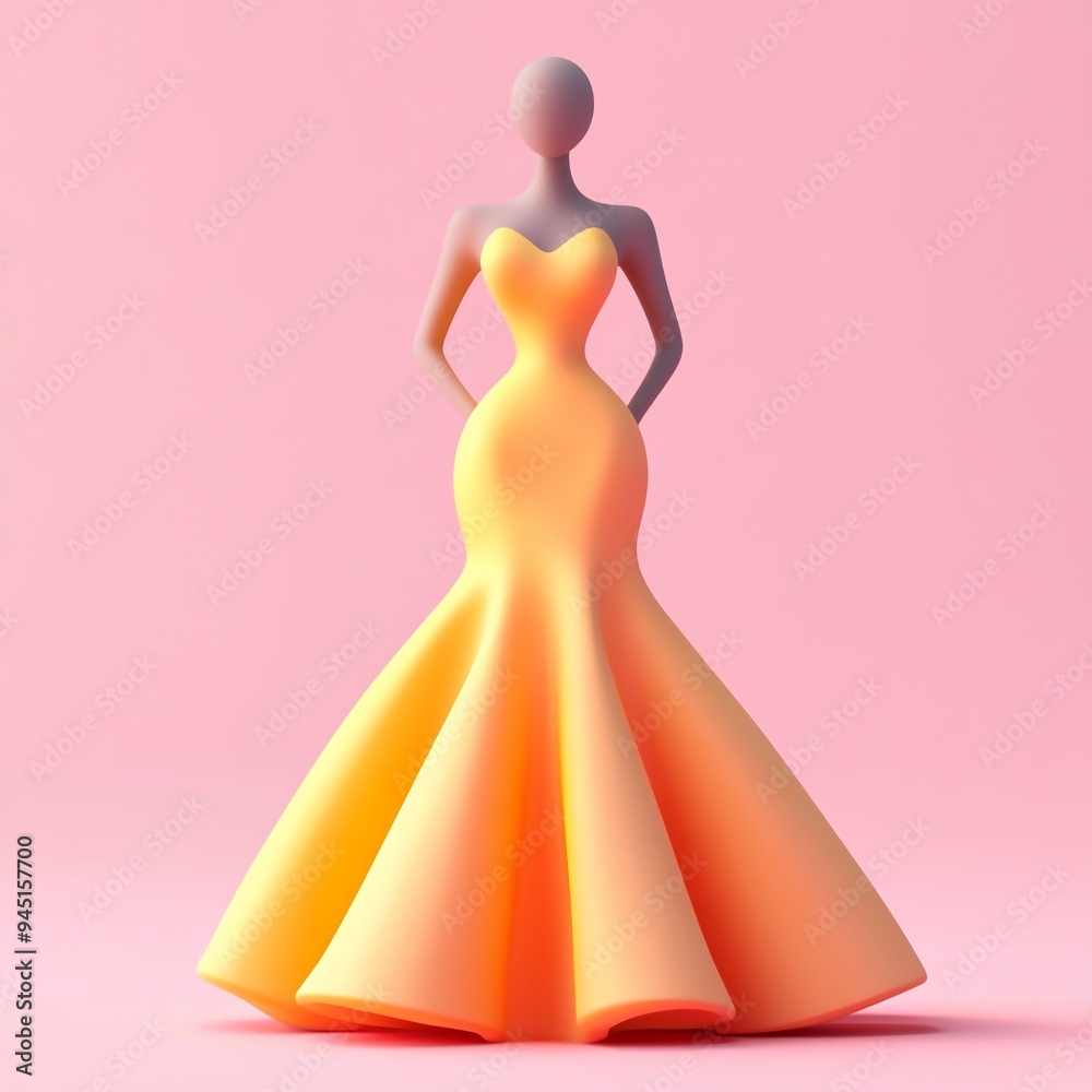 3D Catwalk Icon: Fashion Show and Runway Illustration Logo 3D Catwalk Icon: Fashion Show and Runway Illustration Logo