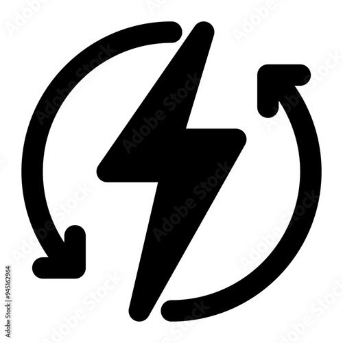 auto flash, flash, automatic, lighting, photography solid or glyph icon