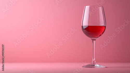 red wine in glass