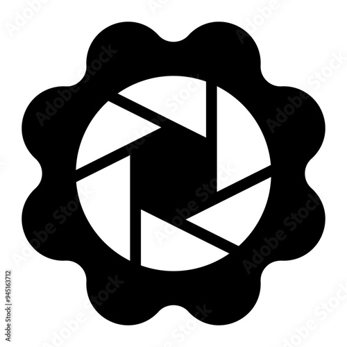 lens flare, lens, flare, stray light, photography solid or glyph icon