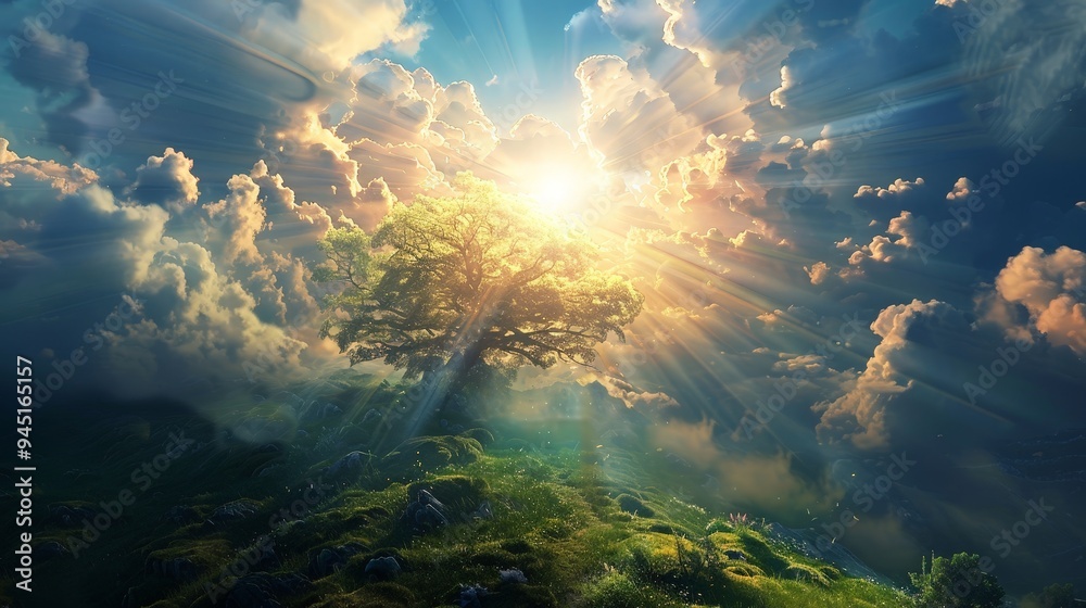 Describe the relationship between nature and spirituality. How do natural landscapes Describe the relationship between nature and spirituality. How do natural landscapes