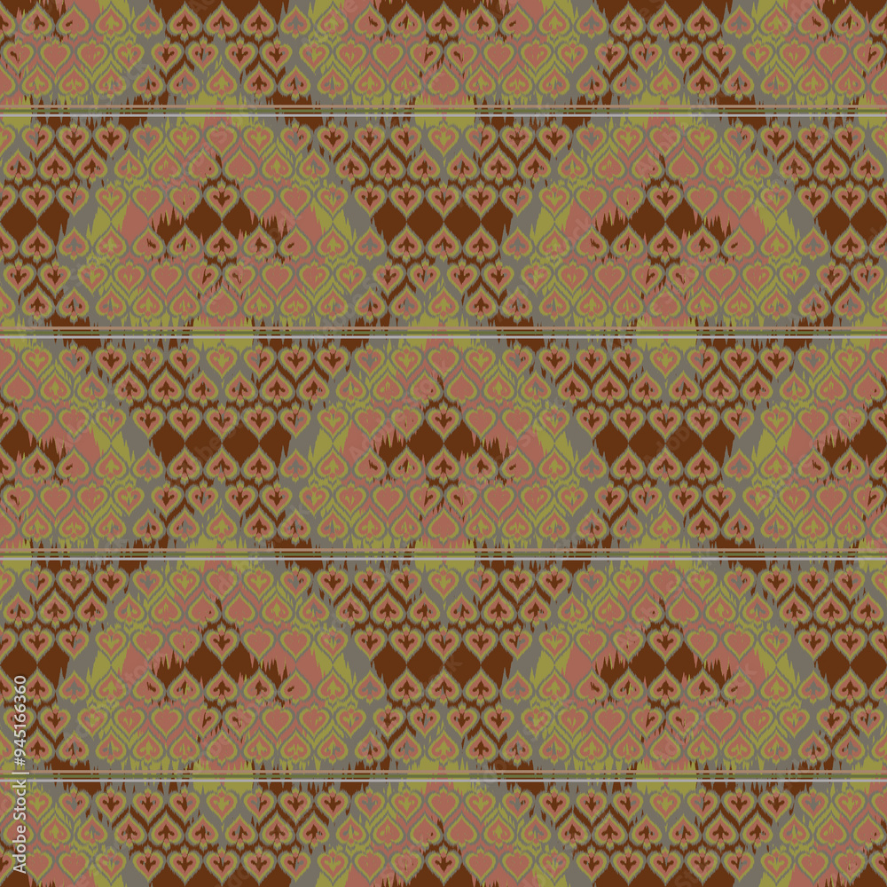Ethnic abstract ikat art. Aztec ornament print. geometric ethnic pattern seamless color oriental. Design for background ,curtain, carpet, wallpaper, clothing, wrapping, Batik. Ethnic abstract ikat art. Aztec ornament print. geometric ethnic pattern seamless color oriental. Design for background ,curtain, carpet, wallpaper, clothing, wrapping, Batik.