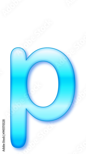 blue font text effect illustration