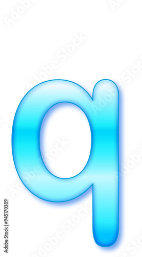 blue font text effect illustration