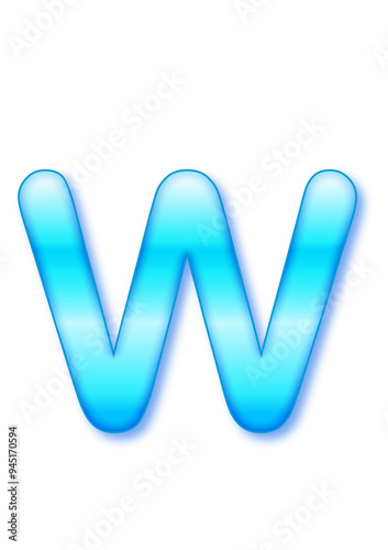 blue font text effect illustration