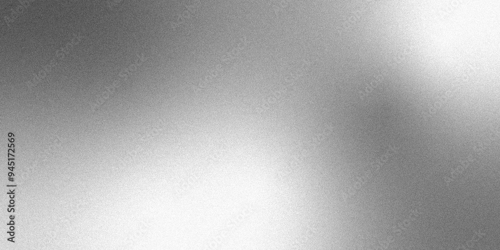 Obraz premium black and white grainy gradient background noise texture