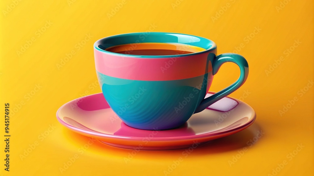 Coffee cup clipart graphic design illustration bold bright colors modern minimalist digital art trendy fashion Coffee cup clipart graphic design illustration bold bright colors modern minimalist digital art trendy fashion
