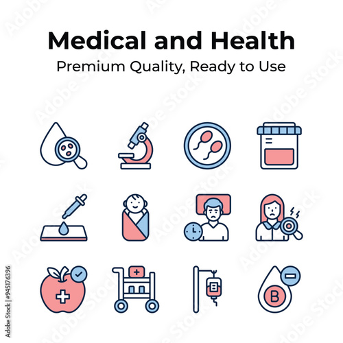 Grab this amazing icons set of medical and healthcare