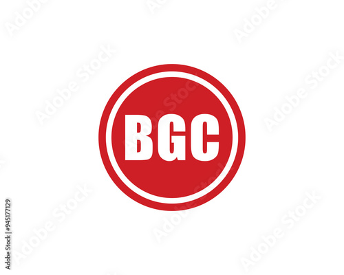 BGC logo design vector template. BGC