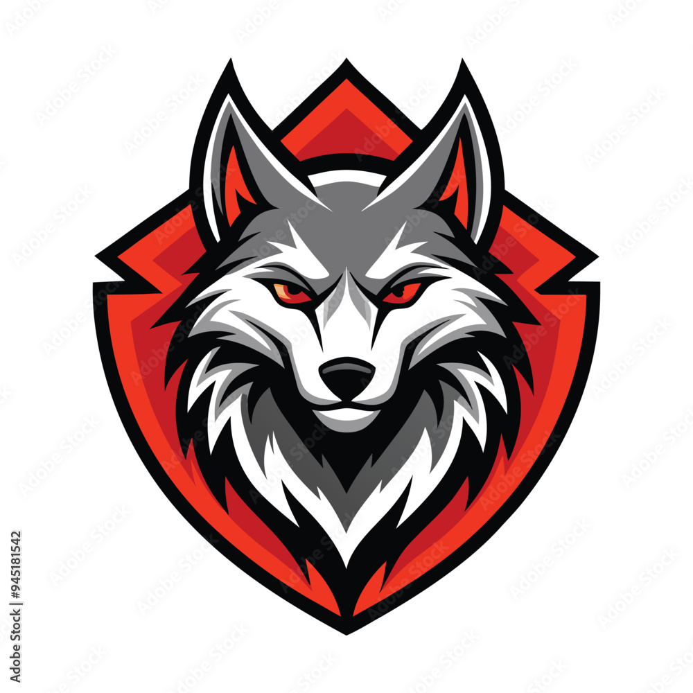 Wolf vector logo Wolf vector logo