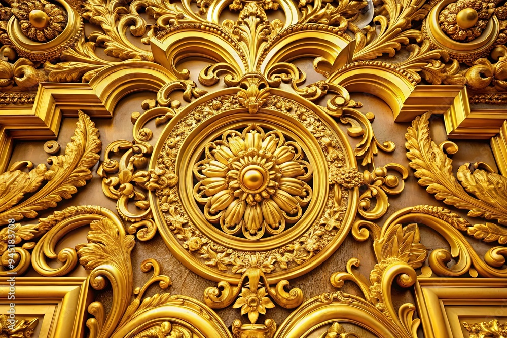 luxurious golden ornate intricate details luxurious golden ornate intricate details