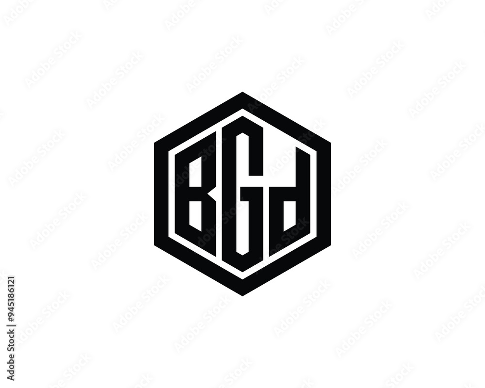 BGD logo design vector template. BGD BGD logo design vector template. BGD