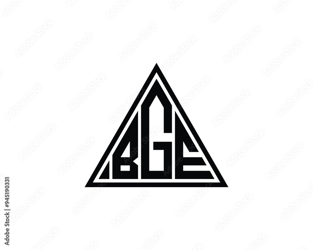 BGE logo design vector template. BGE BGE logo design vector template. BGE