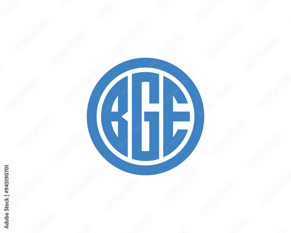 BGE logo design vector template. BGE BGE logo design vector template. BGE
