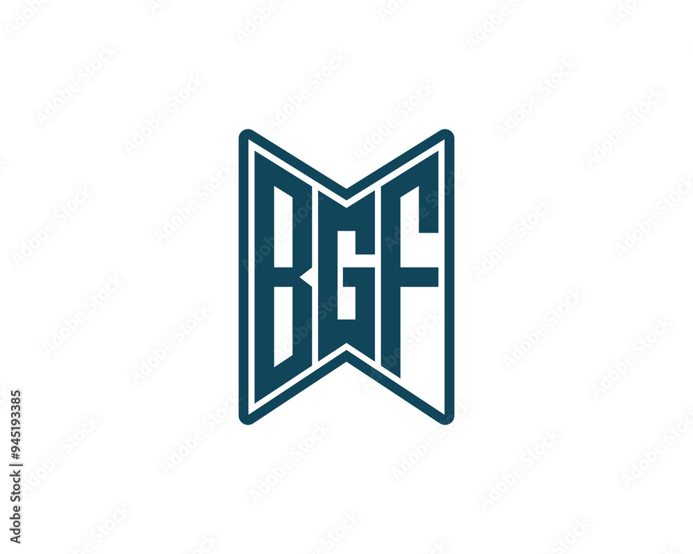 BGF logo design vector template. BGF BGF logo design vector template. BGF