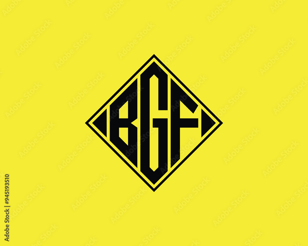 BGF logo design vector template. BGF BGF logo design vector template. BGF