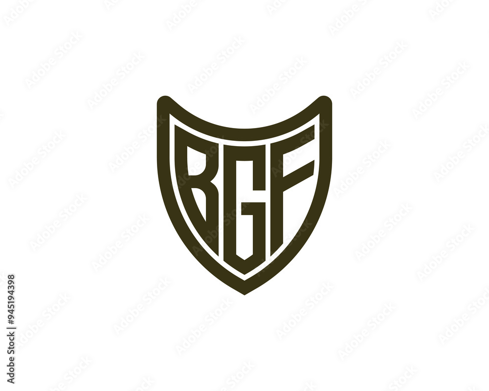 BGF logo design vector template. BGF BGF logo design vector template. BGF