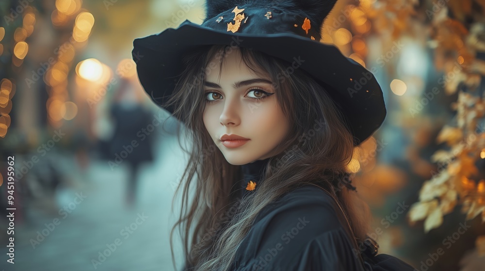 Capturing the Essence of Autumn in a Mysterious Portrait Capturing the Essence of Autumn in a Mysterious Portrait