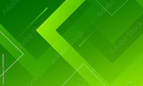 Green abstract background with lines. Eps10 vector