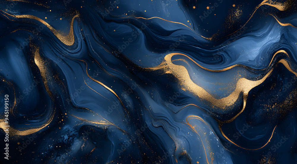Abstract Blue and Gold Marble Background with Fluid Lines and Swirling Patterns, Creating a Luxurious and Elegant Aesthetic, Ideal for Modern and Artistic Designs, Perfect for Branding, Invitations, a Abstract Blue and Gold Marble Background with Fluid Lines and Swirling Patterns, Creating a Luxurious and Elegant Aesthetic, Ideal for Modern and Artistic Designs, Perfect for Branding, Invitations, a