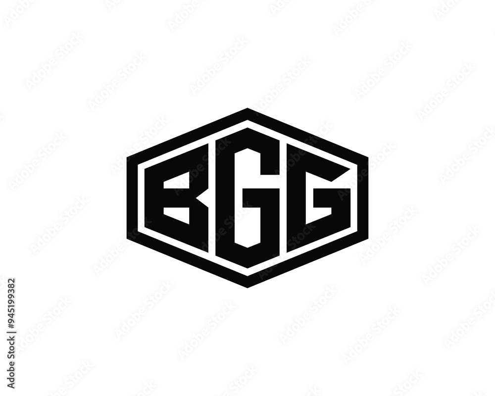 BGG logo design vector template. BGG BGG logo design vector template. BGG
