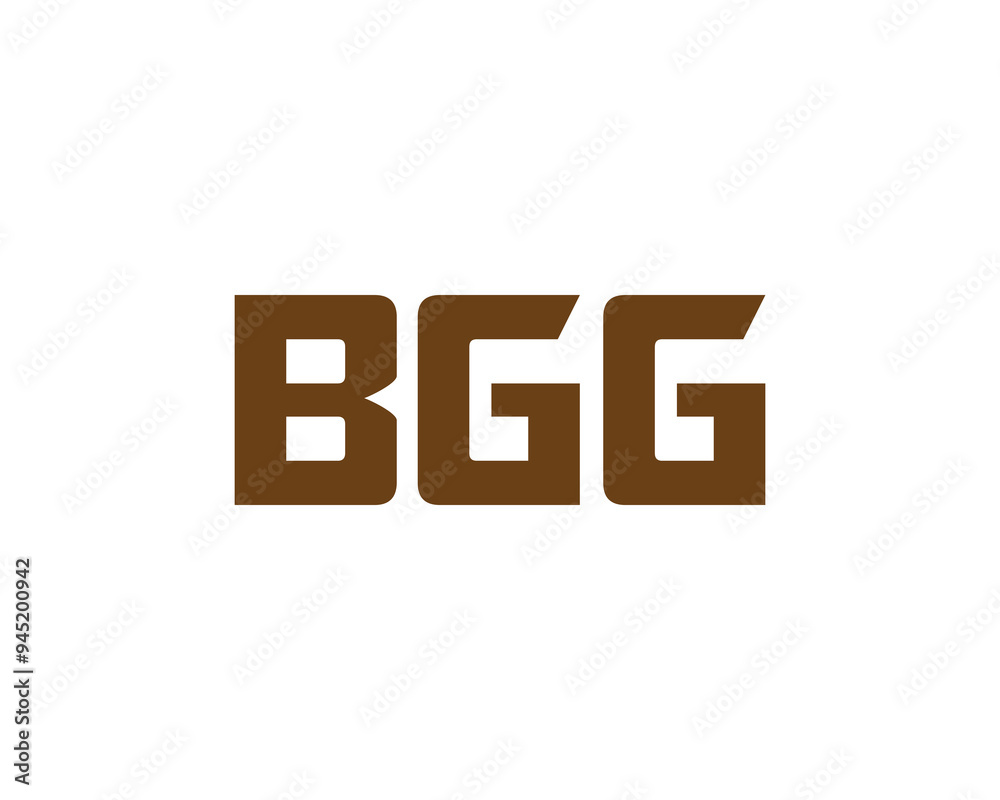 BGG logo design vector template. BGG BGG logo design vector template. BGG