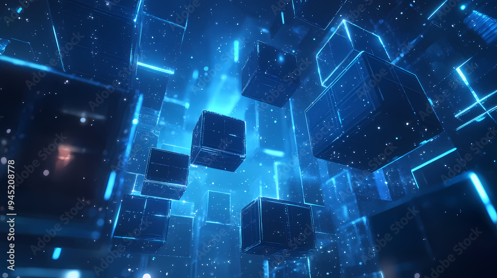 Cube of the technological world Cube of the technological world