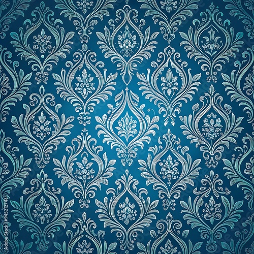 Abstract Colorful classic wallpaper. Ai Generated