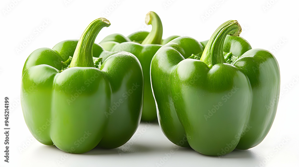 Green Bell Peppers Fresh Vegetables Healthy Eating Green Bell Peppers Fresh Vegetables Healthy Eating