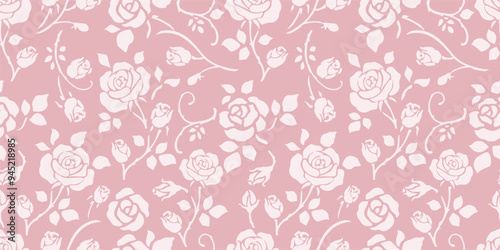 Lovely and Beautiful Spring Flowers Pattern for Fabric, Wallpaper, and More