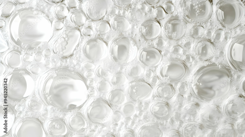 Abstract White Bubbles Texture Background Abstract White Bubbles Texture Background