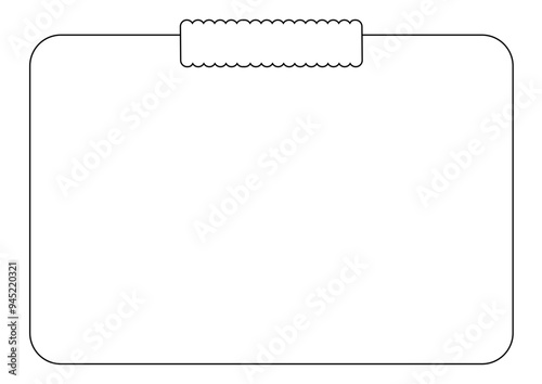 Modern Shapes and Frames Border Frame
