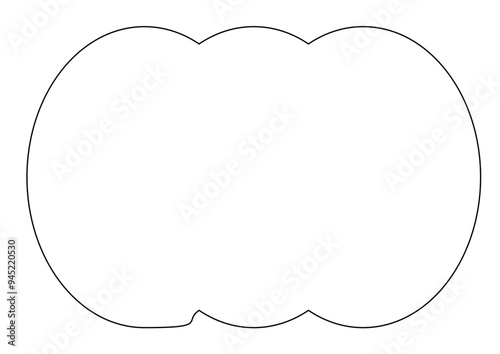 Modern Shapes and Frames Border Frame
