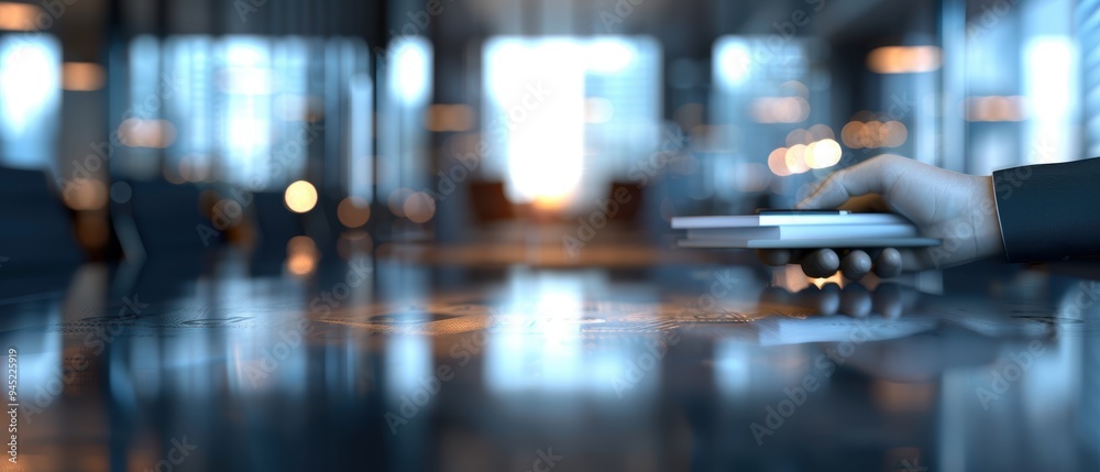 custom made wallpaper toronto digitalModern High-Definition Visualization of Intense Business Negotiation Scene