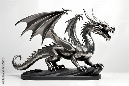 Metallic Dragon figurine. I...