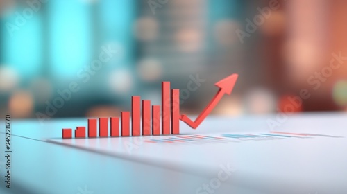 A 3D visualization of a credit report with detailed charts and graphs showcasing credit performance metrics, set in a futuristic digital setting.