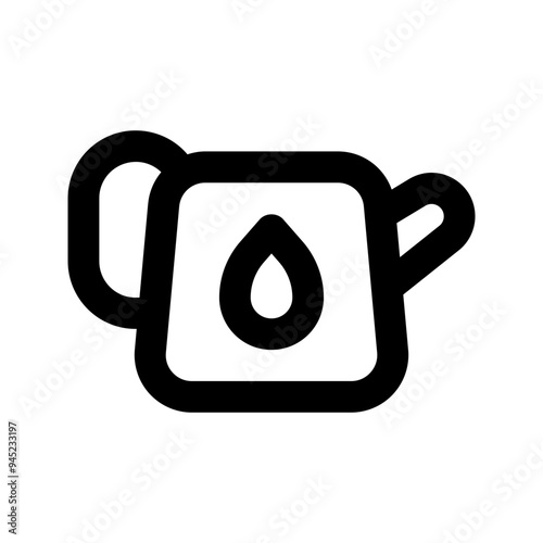 watering can line icon