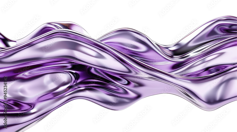 Abstract purple waves on transparent background. Abstract purple waves on transparent background.