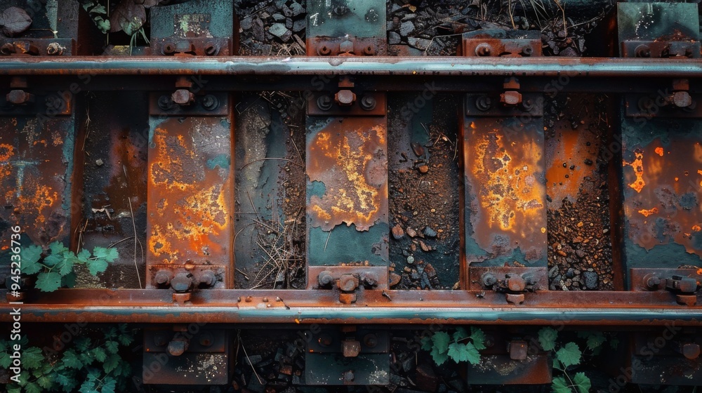 Rusty Railway Tracks Rusty Railway Tracks