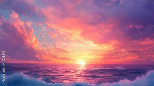 beach at sunset