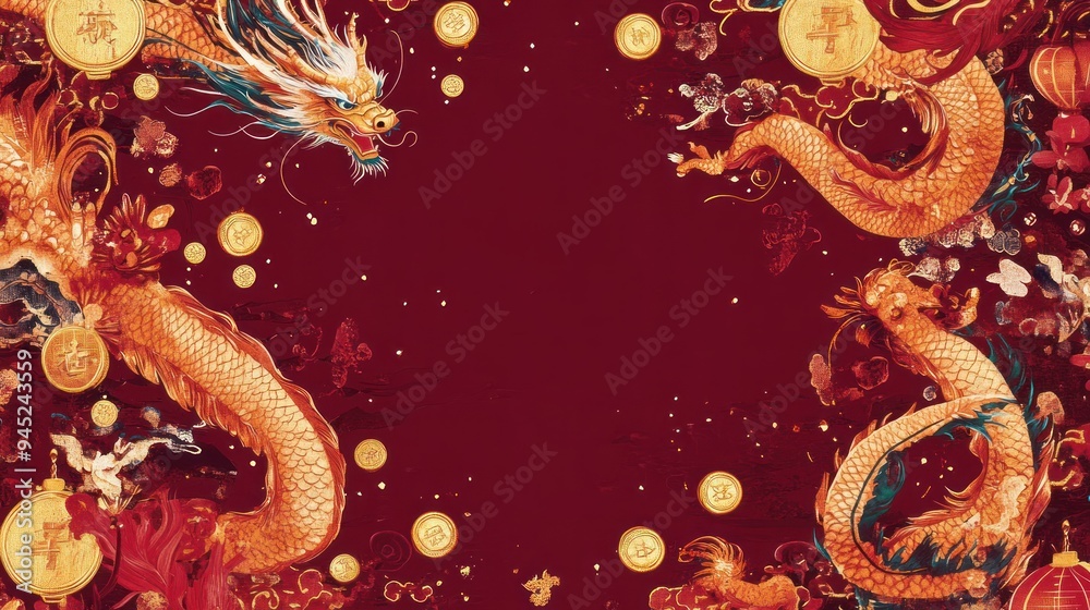 chinese dragon on the wall chinese dragon on the wall