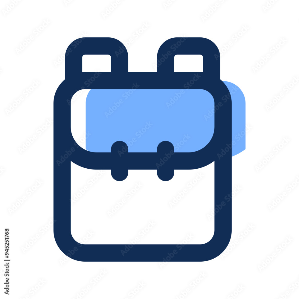 Obraz premium backpack filled line icon