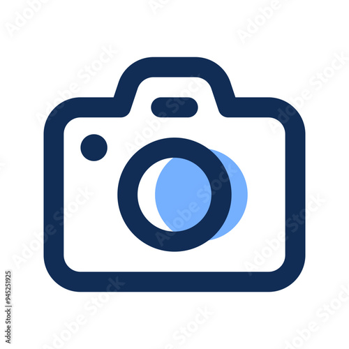 camera filled line icon