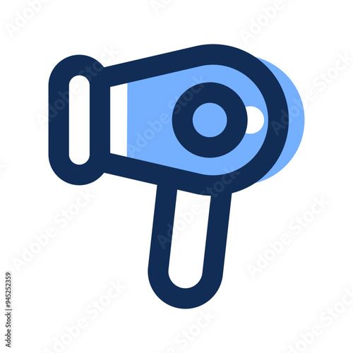 hairdryer filled line icon