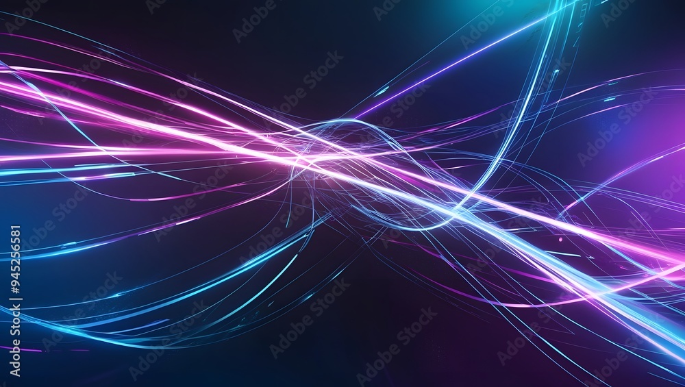 Obraz premium abstract blue background with stars