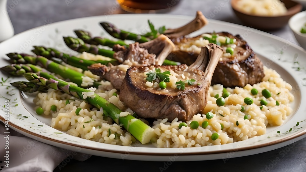 lamb chops with potatoes and vegetables lamb chops with potatoes and vegetables