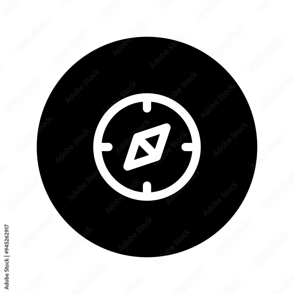 compass line circular icon compass line circular icon