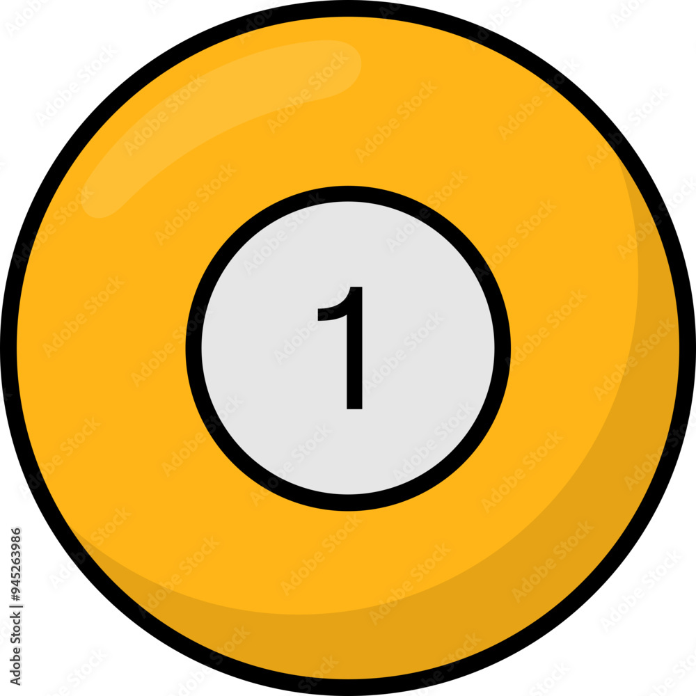 Billiard Ball Illustration
